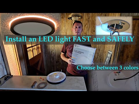 Install an LED Light Fixture