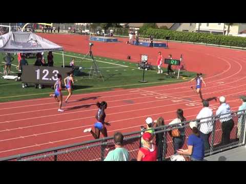 VarG 100m vs Marina - 4-14-16 - Los Alamitos Girls