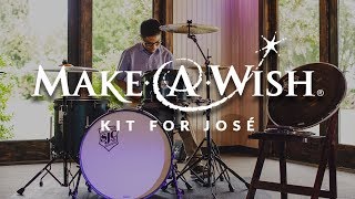 Video thumbnail for Make-A-Wish - SJC Kit for José by SJC Custom Drums