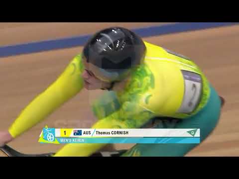 CWG: Malik Reid (JAM) | Men's Keirin First Round Repechage Heat 2 | SportsMax TV
