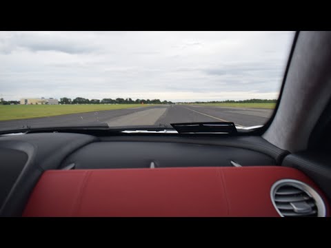 Loud Mercedes SLR 160mph+ Onboard Runway Club Run