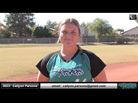 2023 Cailynn Parsons Third Base Softball Skills Video - AZ Hotshots Captain