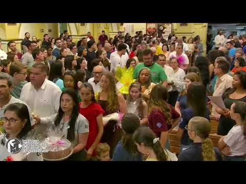 🙏✨ ENTRADA EMOCIONANTE DO PE. LEONILDO NA SANTA MISSA | 100 ANOS DA SSVP EM RIO PARANAÍBA #oração