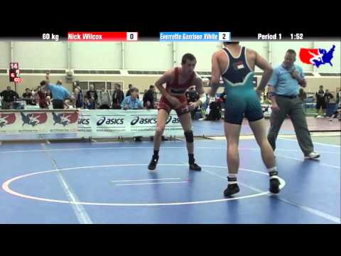 Nick Wilcox vs. Everrette Garrison White at 2013 ASICS University Nationals - FS