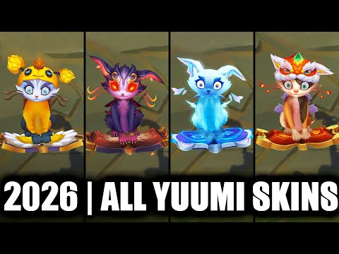ALL YUUMI SKINS SPOTLIGHT 2026 | League of Legends