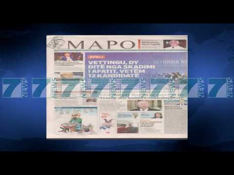 SHTYPI I DITES ME TITUJT E GAZETAVE E MARTE 7 SHKURT 2017 - News, Lajme - Kanali 7