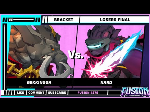 Fusion #279 - Bracket - Losers Final - Gekkingga (Loxodont) VS nard (Clairen) - RoA2