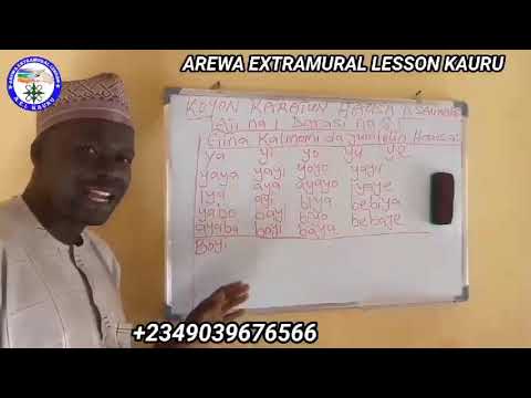 KOYON KARATUN HAUSA A SAUWAKE Aji na1 Darasi na 8