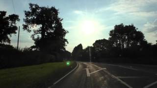 preview picture of video 'Driving On The B4084 Between Pershore & Norton, Worcestershire, UK  22nd June 2014'