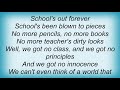 Soul Asylum - School's Out Lyrics