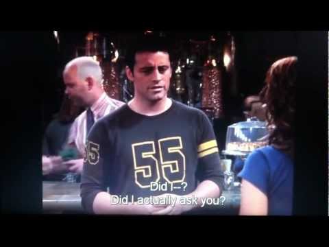 FRIENDS Joey gesundheit to Gunther - The one with the sharks