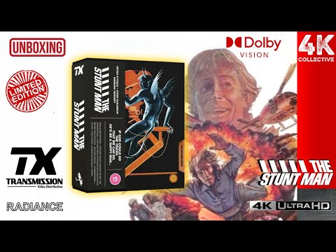 The Stunt Man 4K UltraHD Blu-Ray Radiance Films Limited Edition (Transmission) Unboxing