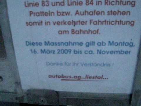 Bus stop kaiseraugst SBB part 2
