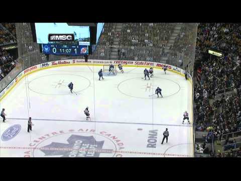 New Jersey Devils vs. Toronto Maple Leafs 12/6/11 - Clarkson Goal