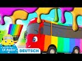 Buster Lernt Alle Regenbogen Farben Go Buster Deutsch Kinderlieder Und Cartoons