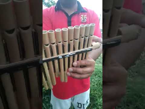 The first in sabah borneo, Harmonica bamboo create by gerald John galaku