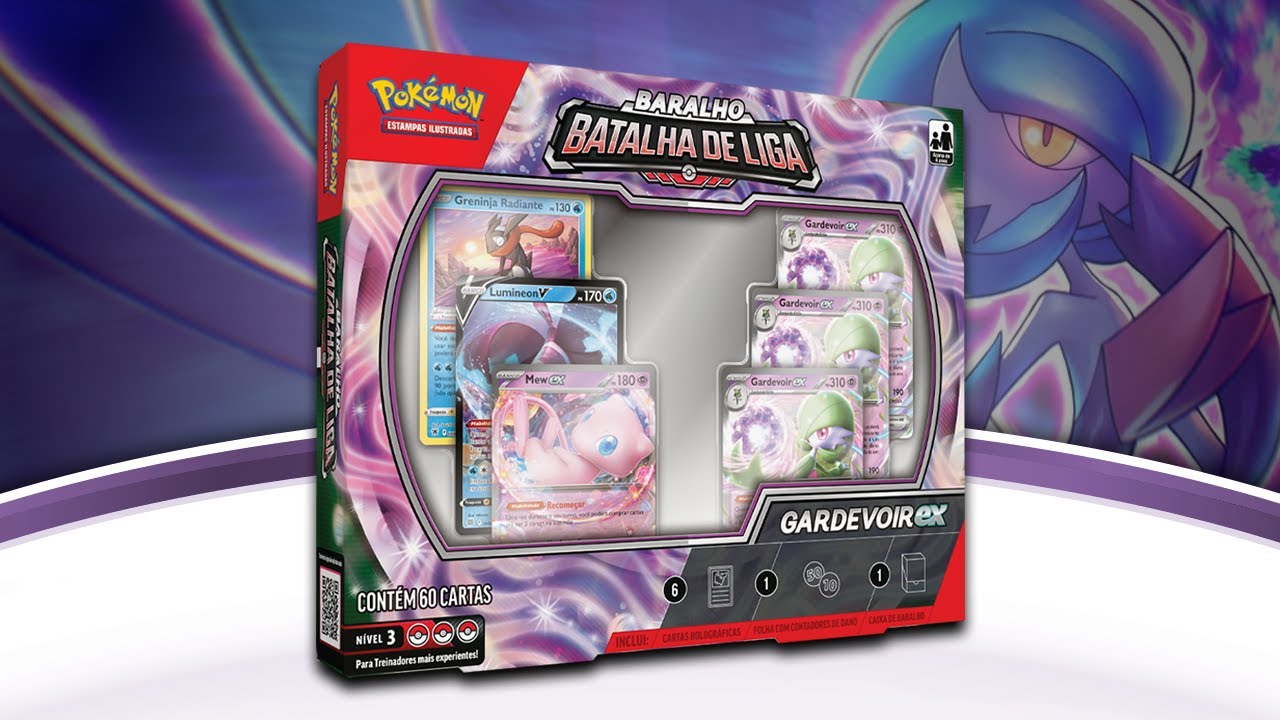 PRODUTO DO MOMENTO! Deck Batalha de Liga - Gardevoir ex