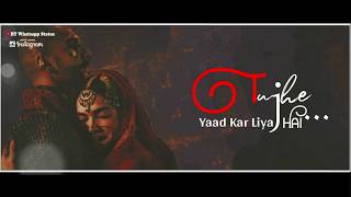Download lagu Tujhe Yaad Kar Liya Hai Aayat Ki Tarah Whatsapp Status || Bajirao Mastani mp3
