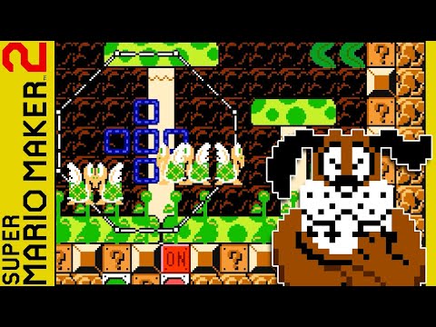 Someone recreated Duck Hunt in Super Mario Maker 2!