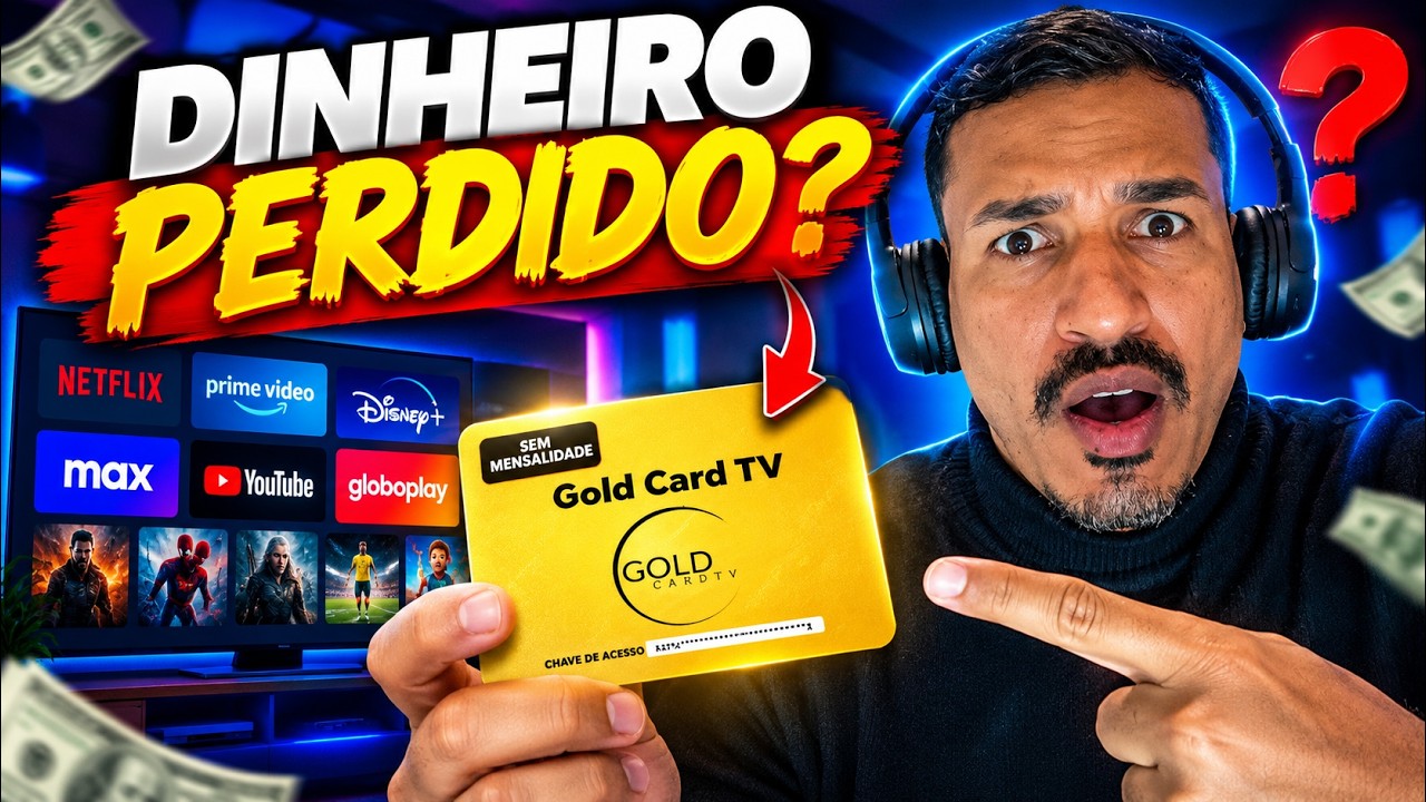 COMPREI JOGUEI DINHEIRO FORA? GOLD CARD TV - COMO FUNCIONA? COMO É VALE A PENA?
