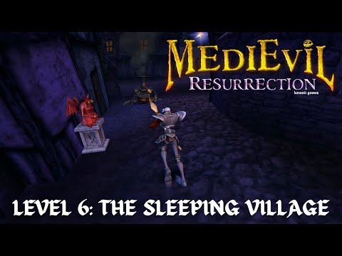 MediEvil Resurrection [PSP] Level 6: THE SLEEPING VILLAGE 100% Gameplay Walkthrough🔴