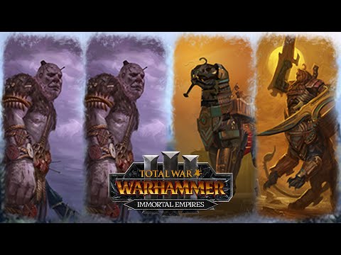 Double Giant vs Sphinx Combo - Norsca vs Tomb Kings // Total War: WARHAMMER 3