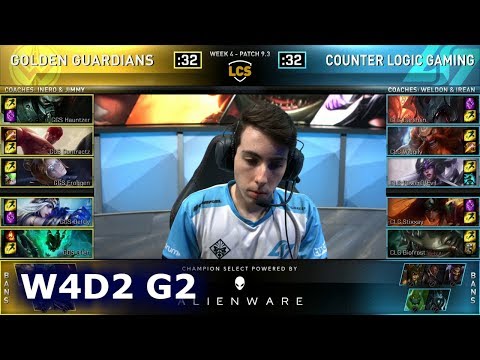 GGS vs CLG | Week 4 Day 2 S9 LCS Spring 2019 | Golden Guardians vs CLG W4D2
