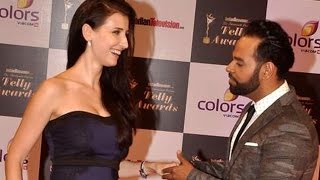 VJ Andy, Claudia Ciesla Having Fun On The Red Carpet Of Colors