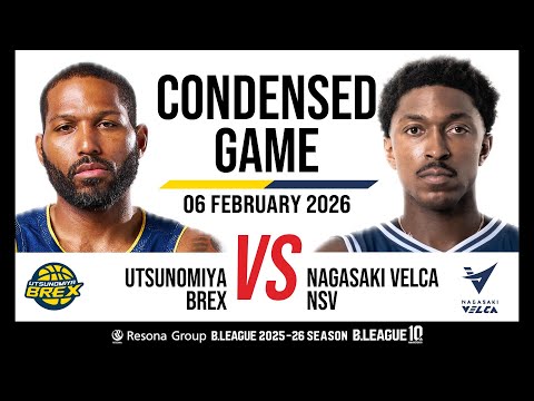 Utsunomiya Brex vs. Nagasaki Velca - Condensed Game