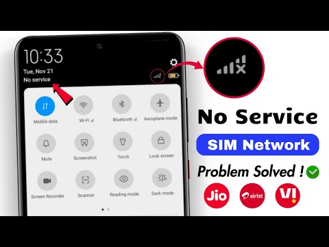Solved Redmi Phone Mobile NO SERVICE And No Network Problem 2024 | Mi Phone No Sim Card Problem