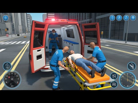 Ambulance City Rescue Simulator - 911 US Emergency Ambulance Driving 3D - Android Gameplay