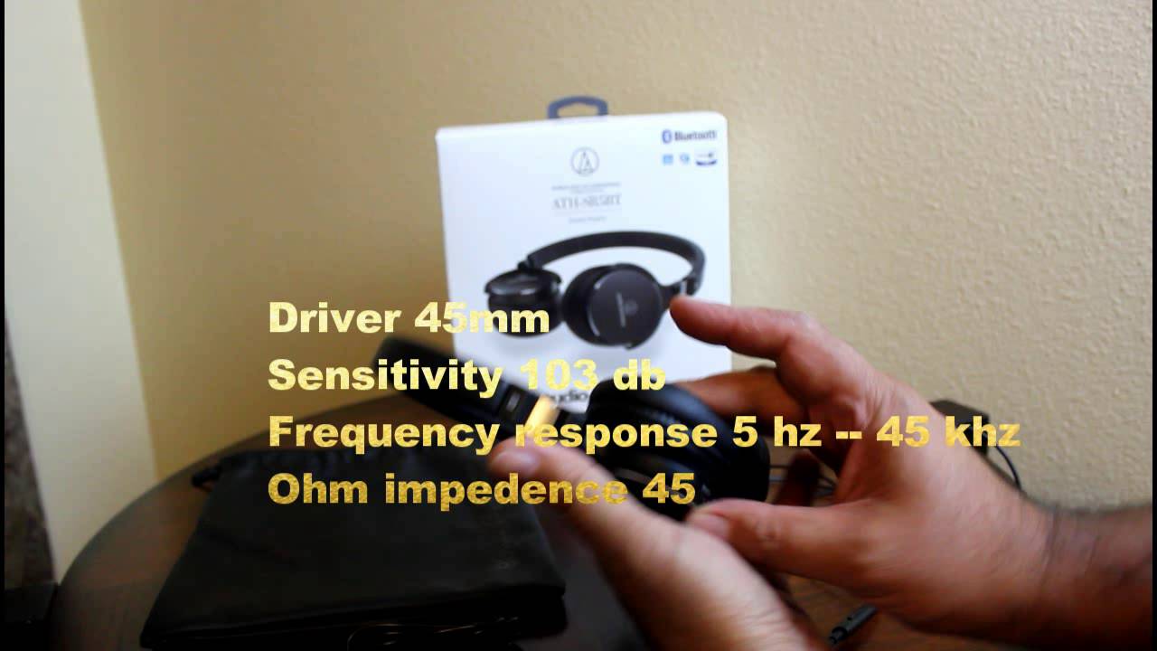 Наушники Audio-Technica ATH-SR5BT BK