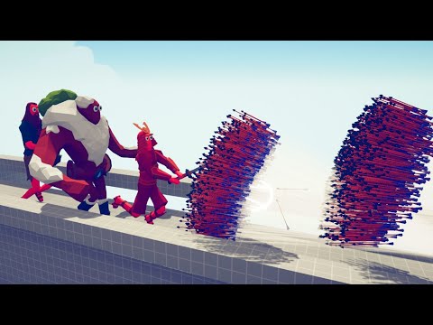 GIANTS TRIO vs EVERY RANGED GOD - TABS - Totally Accurate Battle Simulator