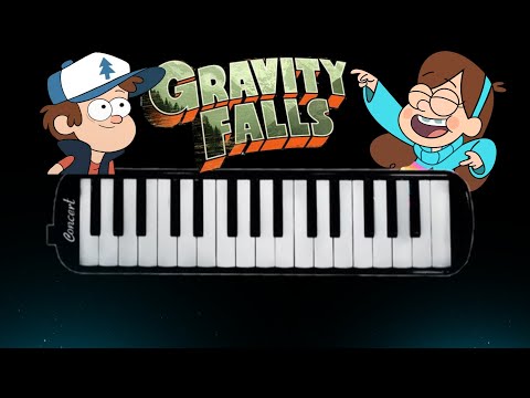 COMO TOCAR GRAVITY FALLS NA ESCALETA E PIANO TUTORIAL FACIL