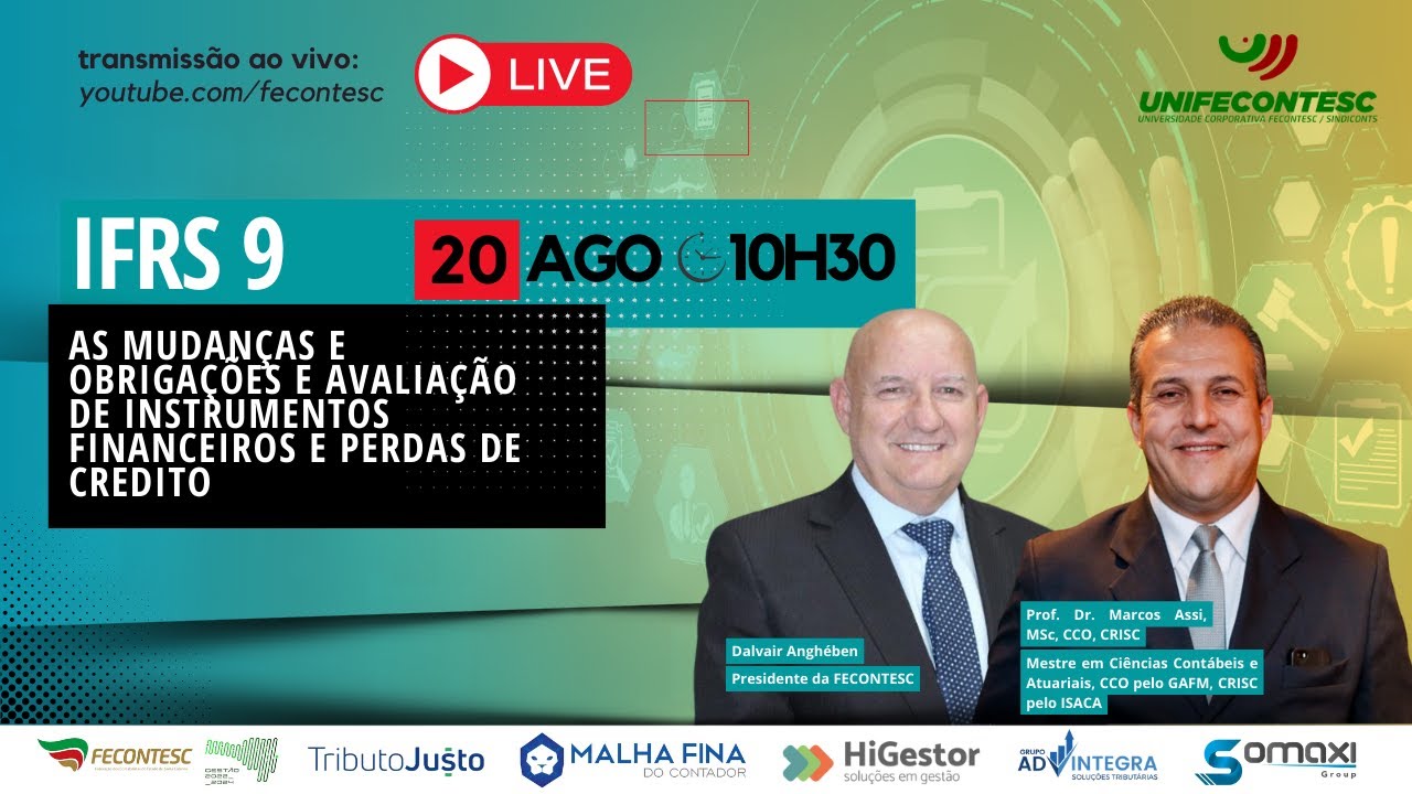 IFRS 9: As Mudanças e Obrigações e Avaliação de Instrumentos Financeiros e Perdas de Crédito