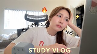 1 MONTH STUDY VLOG 🌀 boards prep, head in the clouds, berry picking szn
