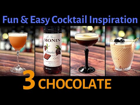 3 Easy CHOCOLATE Cocktails