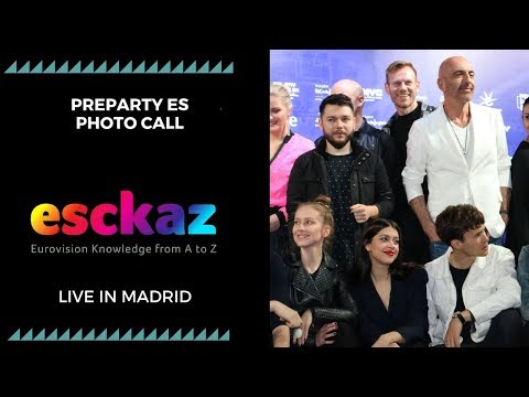 ESCKAZ in Madrid: PreParty ES Photo Call