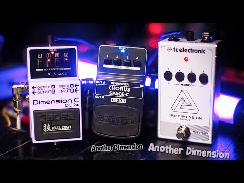 Another Dimension - Behringer CC-300 Space Chorus vs TC Electronic 3rd Dimension vs DC-2w