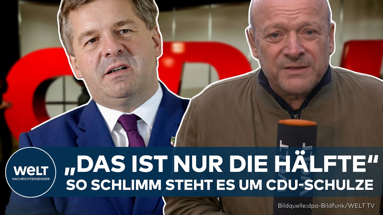 SACHSEN-ANHALT: "Das ist nur die Hälfte" – So schlimm steht es um die CDU und Sven Schulze