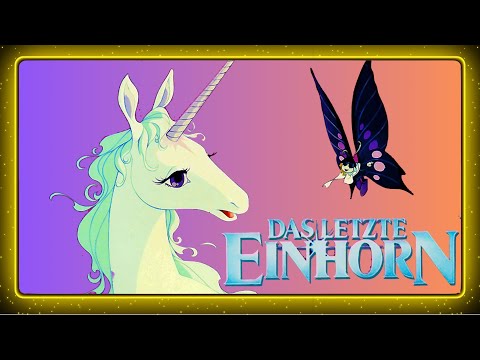 BEZAUBERND!! Das Letzte Einhorn (Film Deutsch) Zeichentrickfilme 80er 90er