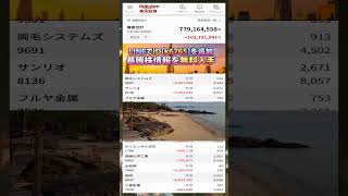 株式投資 #高配当株投資 #日本株 #株式 #資産形成 #資産運用 #高配当株 #お金 #株主優待 #投資理財 #投資信託 #投資初心者 #投資 #日本株投資 #株