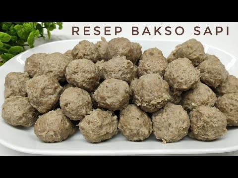 Resep Bakso Sapi Kres Kres Kenyal Ala Rumahan