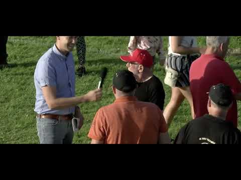 Meghan Flevo & Hiltje Tjalsma, tr. Bas Crebas, winnen op Drafbaan Eenrum 16 aug. 2023