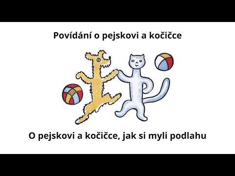 Povídání o pejskovi a kočičce 01 - Jak si myli podlahu (audiopohádka)