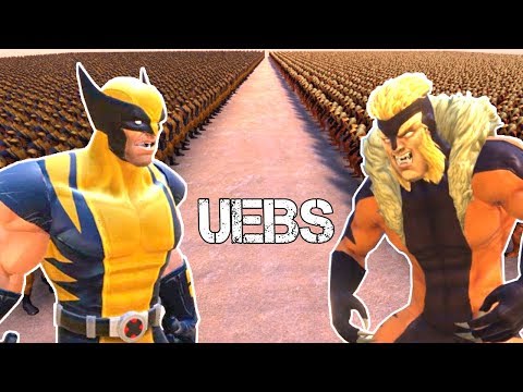 Wolverine vs Sabretooth - Marvel Comics Battle - Ultimate Epic Battle Simulator
