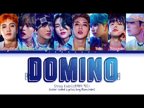 Stray Kids DOMINO Lyrics (스트레이키즈 DOMINO 가사) (Color Coded Lyrics)