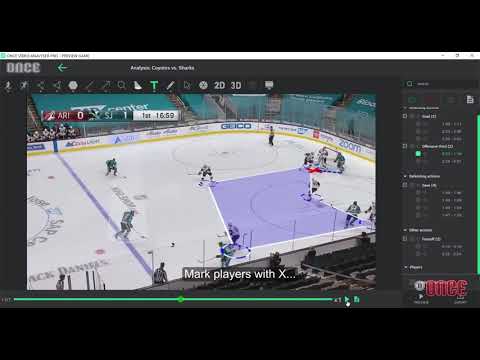 ice hockey analysis with Once Sport Analyser thumbnail