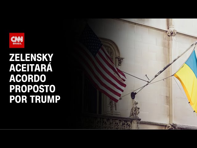 Zelensky aceitará acordo proposto por Trump | CNN NOVO DIA