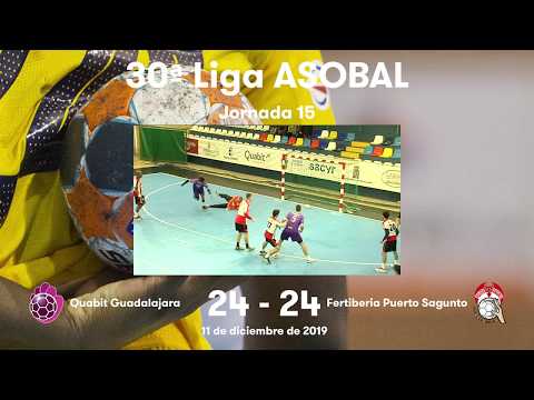 LIGA ASOBAL J15: Quabit Guadalajara - Fertiberia Puerto Sagunto 24-24